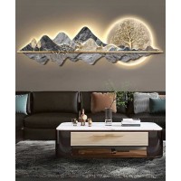 Crystal Porcelain Modern Glass Painting With Living Led Light Paintings And Wall Arts For Home Decor